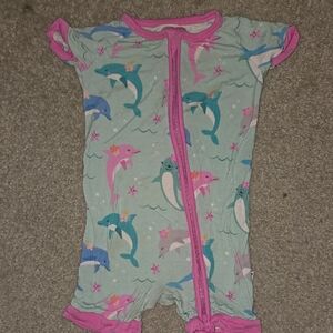 Little Sleepies Dolphin Dance Shorty 6-12M